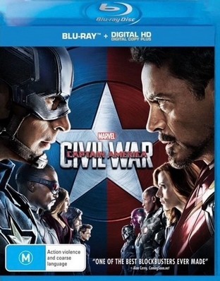Captain America Civil War - Marvel Movie (Bluray)