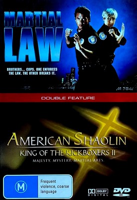 Martial Law (1991) / American Shaolin - King of the Kickboxers II (1991) (Brand New in Plastic)